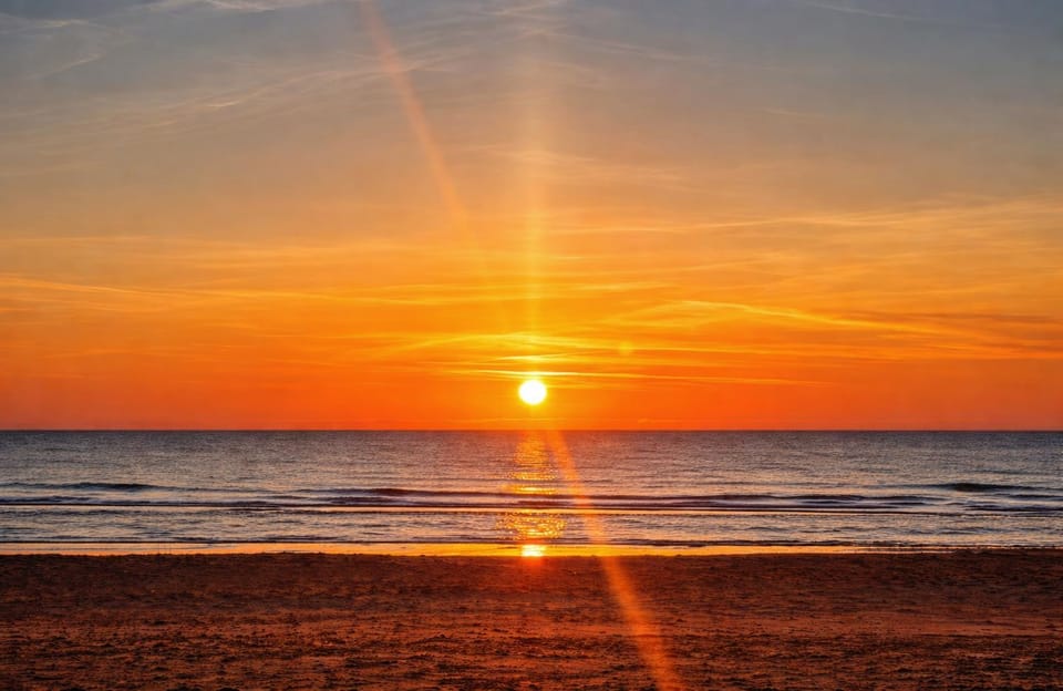 Beach, Sunset