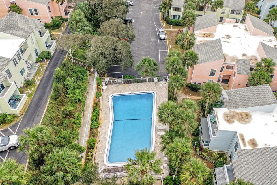 Day, Bird's eye view, Swimming pool