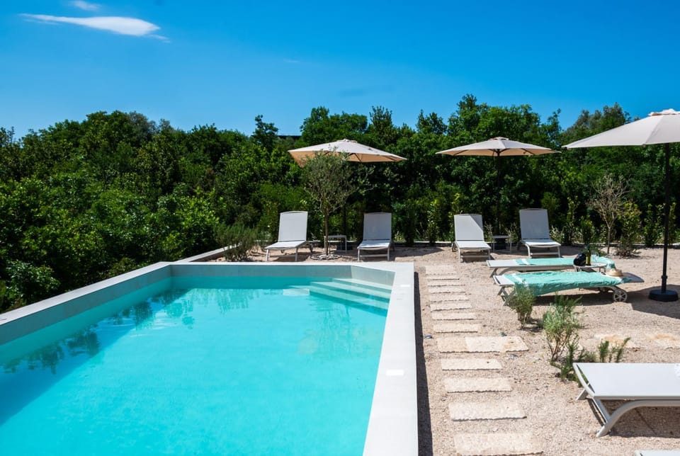 Day, Swimming pool, sunbed