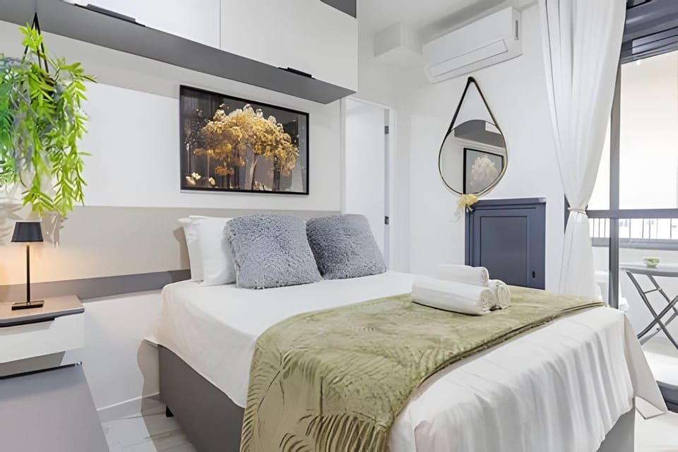 Studio Aconchegante a 450m do Metrô Paraíso Apartment in Sao Paulo City