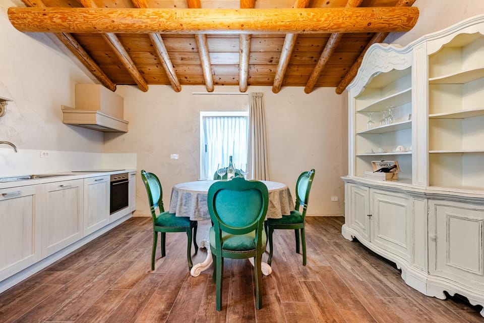 Kitchen or kitchenette, Dining area, oven, stove