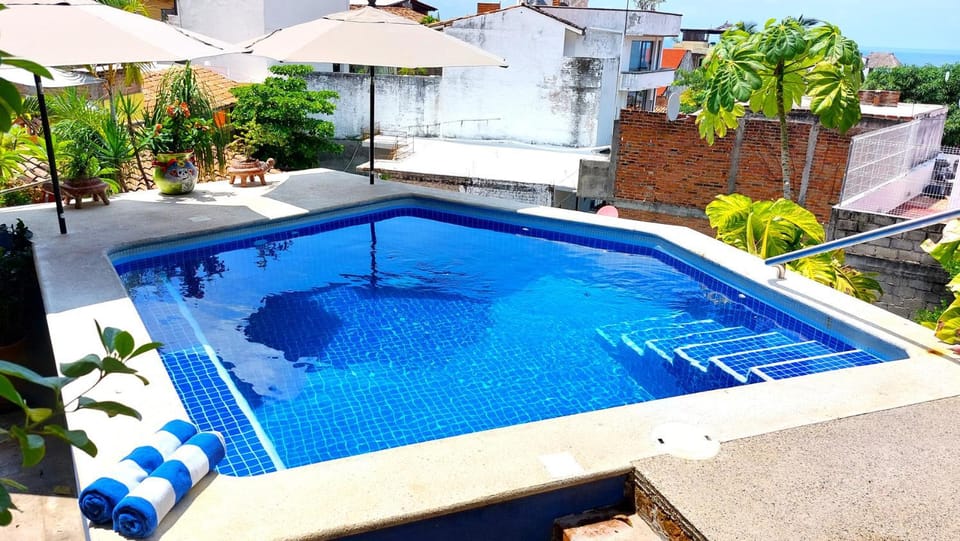 Day, Swimming pool, sunbed