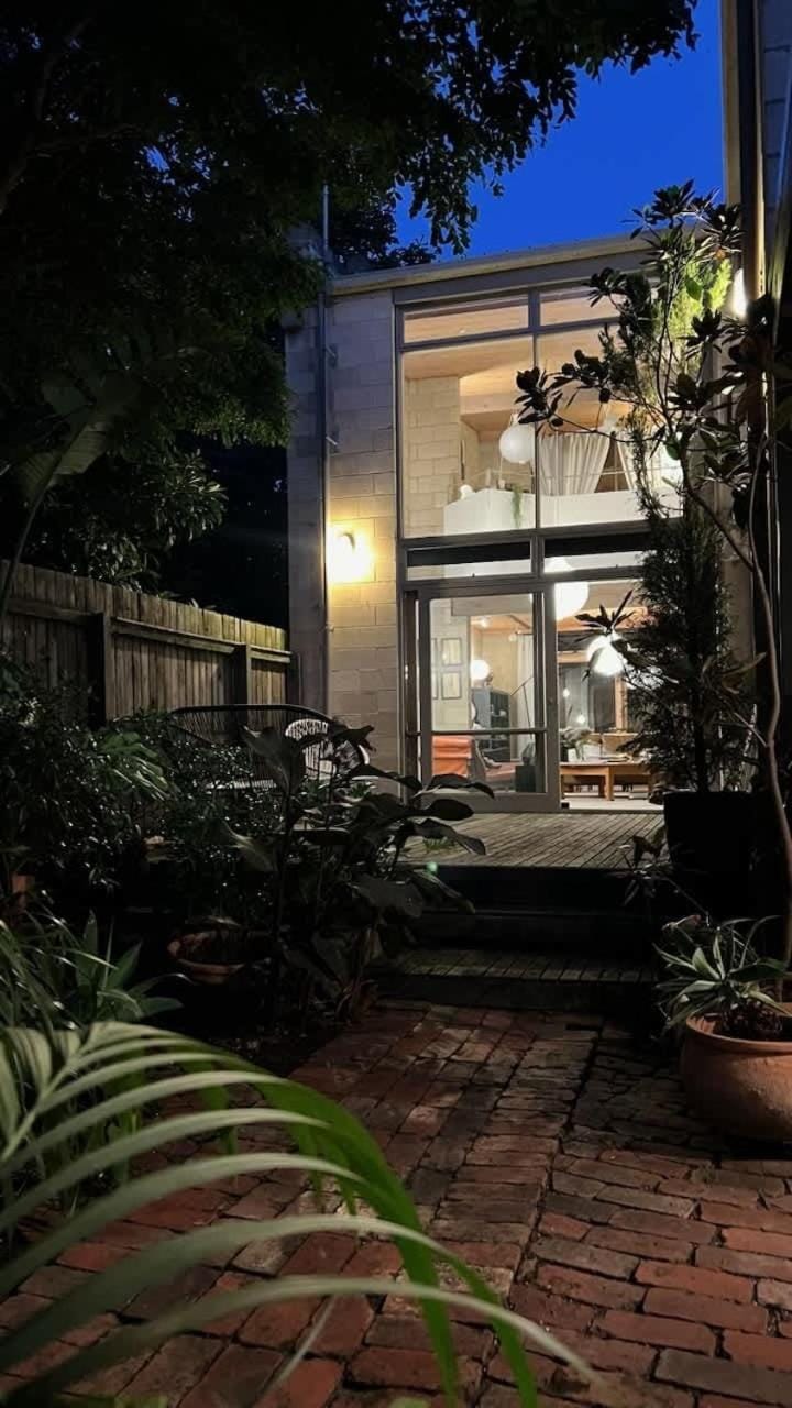 Patio, Night, Garden view