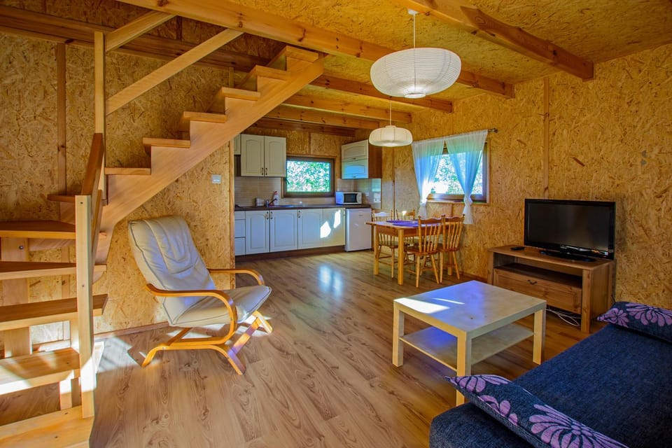 Kitchen or kitchenette, Living room, Dining area