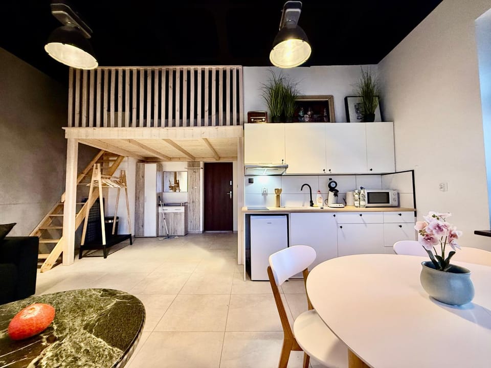 Kitchen or kitchenette, Dining area, stove