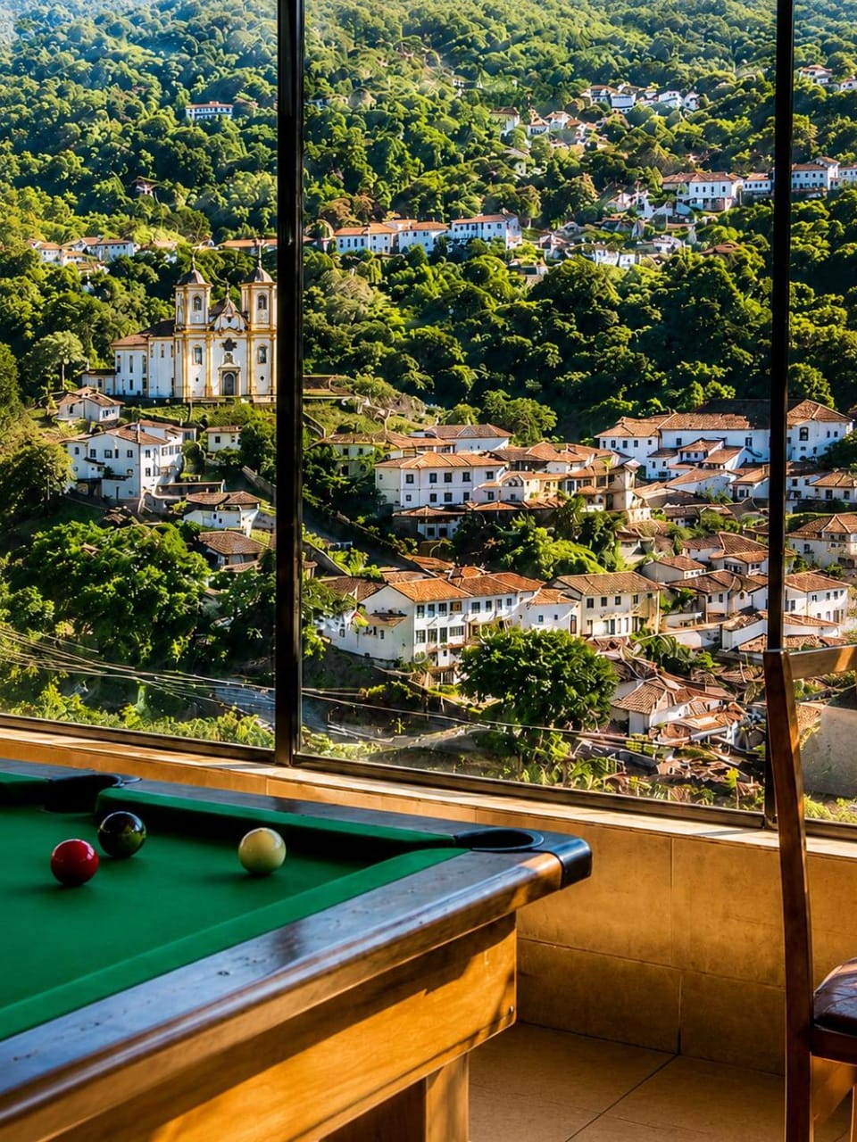 Natural landscape, Billiard, City view, Mountain view