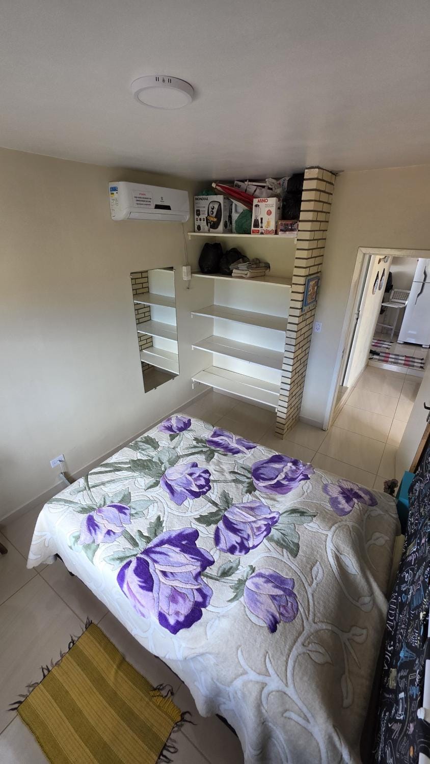 Bed, Photo of the whole room, Bedroom, air conditioner