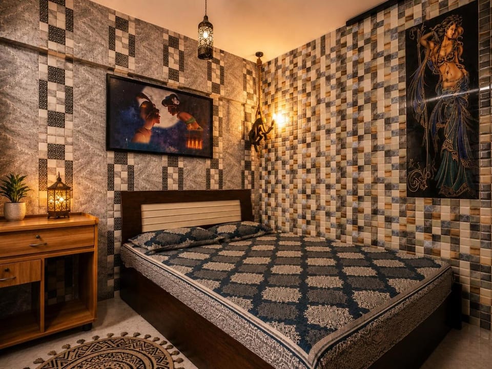 Bed, Photo of the whole room, Bedroom, wardrobe