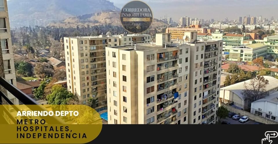 La vista más conveniente que encontraras en STGO Apartment in Recoleta
