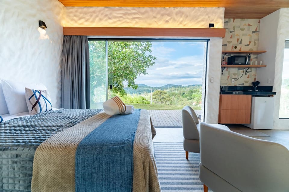 Bed, View (from property/room), Mountain view