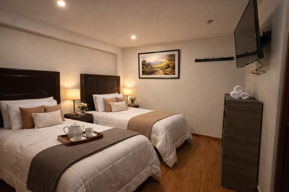 Communal lounge/ TV room, Bed, TV and multimedia, Photo of the whole room, Bedroom, towels