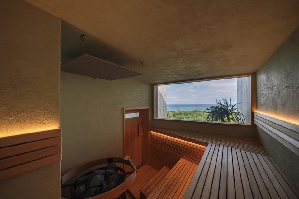 Natural landscape, Sauna, Sauna, Spa and wellness centre/facilities, Sea view