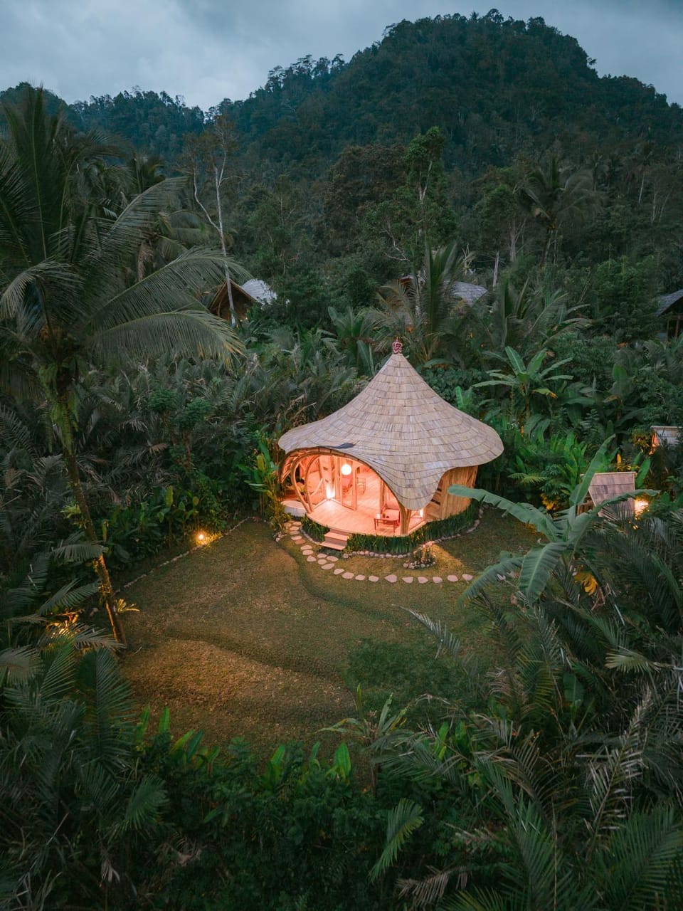 Spring, Day, Night, Natural landscape, Garden, Mountain view