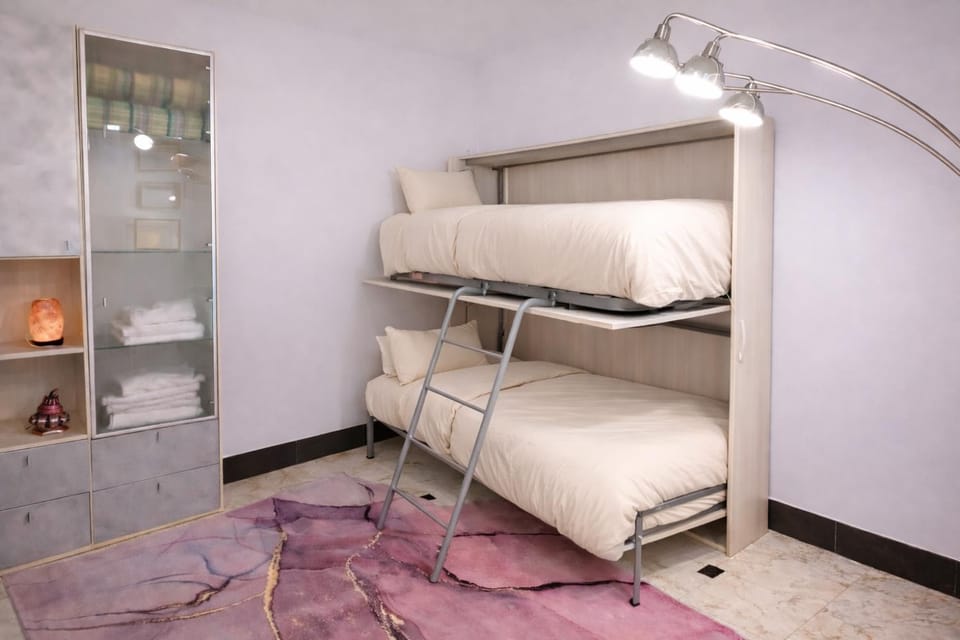 Bed, Photo of the whole room, Bedroom, bunk bed