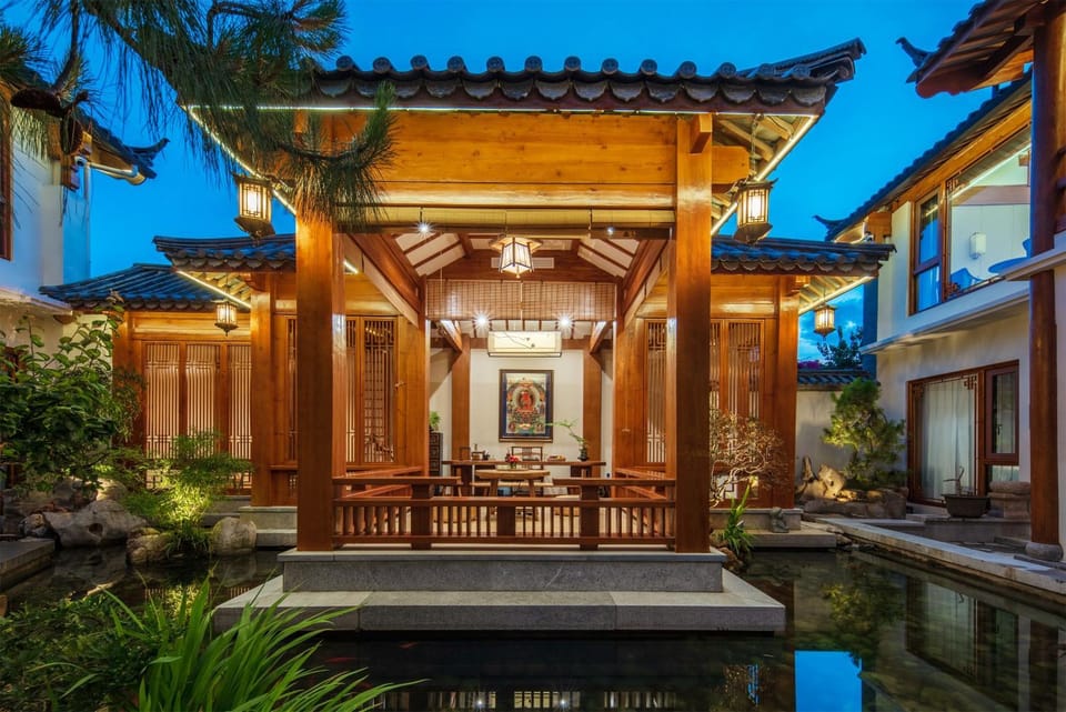 Property building, Patio, Garden, Garden view