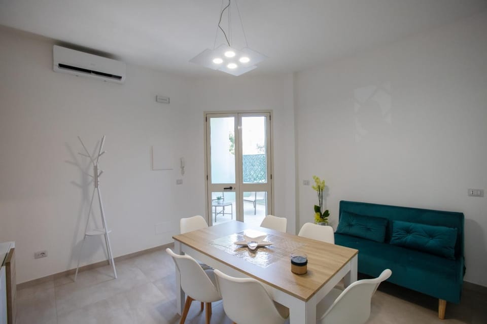 Dining area, air conditioner