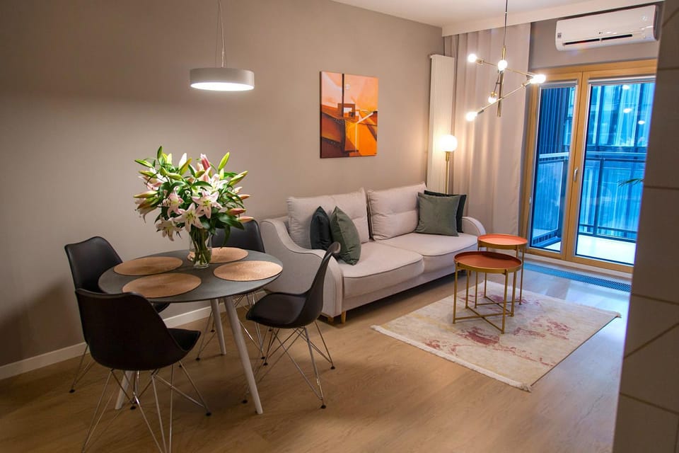 Living room, Photo of the whole room, Seating area, Dining area, air conditioner