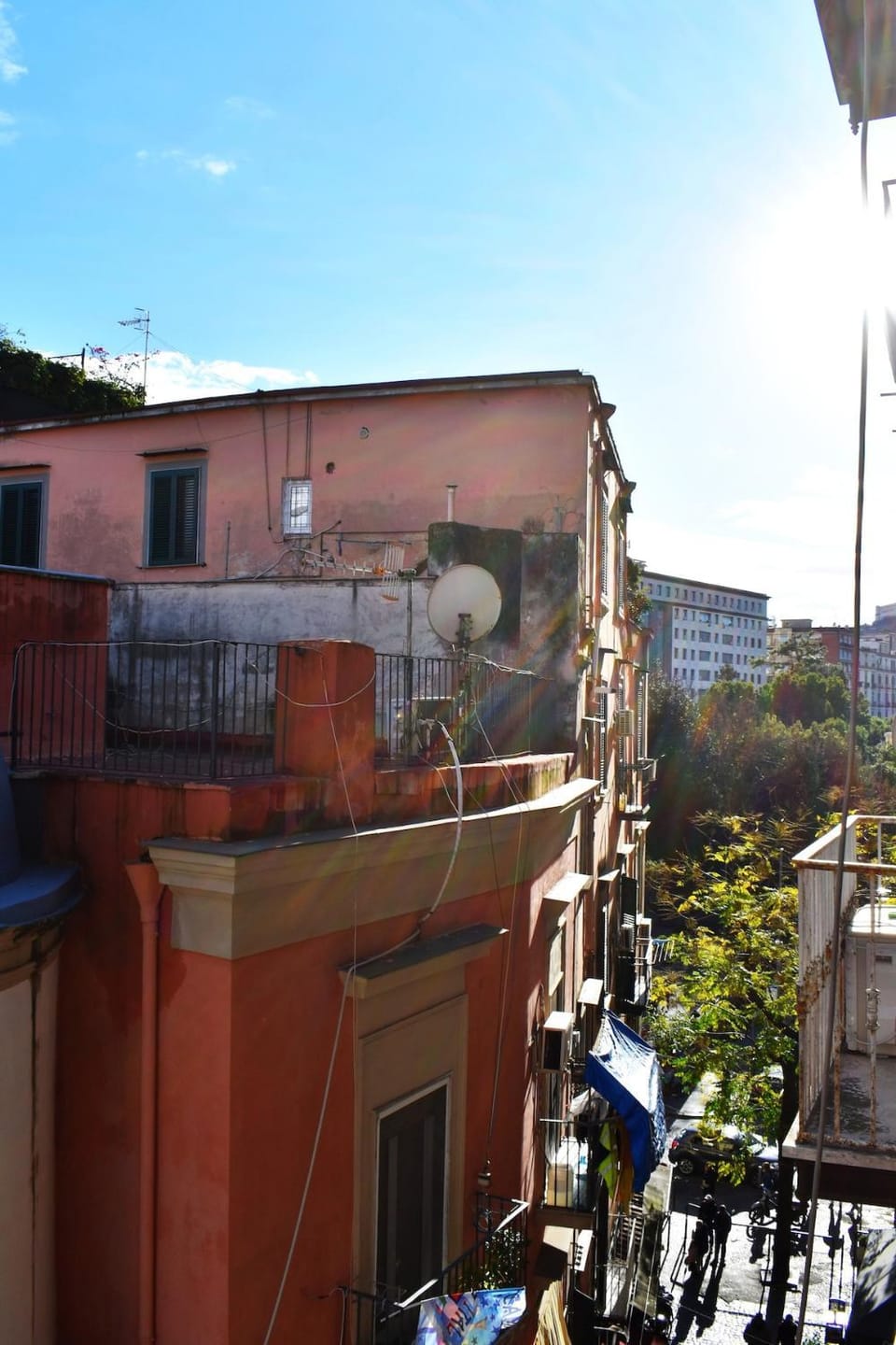 Property building, Day, View (from property/room), Balcony/Terrace, City view