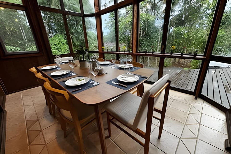 Day, Garden, View (from property/room), Balcony/Terrace, Seating area, Dining area, Garden view