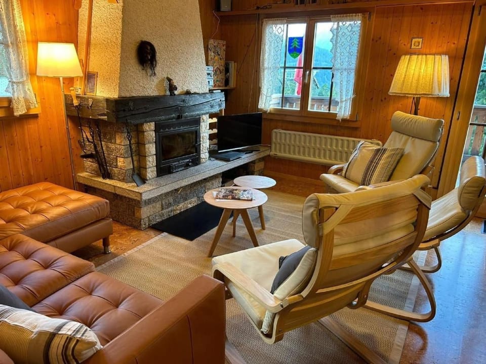 Holiday Home Chalet Glücksfall by Interhome House in Canton of Valais