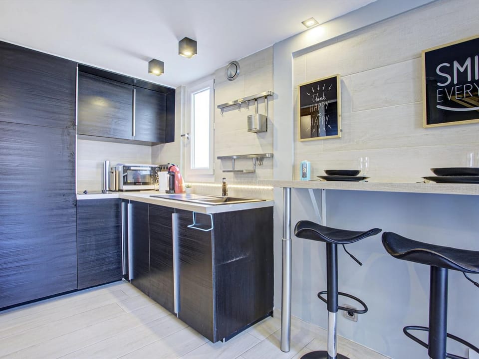 Maisonette avec cours privative dans residence securisée avec Piscine Apartment in Canet-en-Roussillon