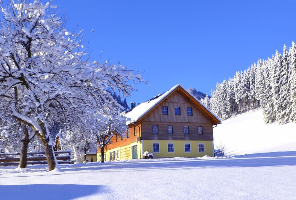 Property building, Natural landscape, Winter