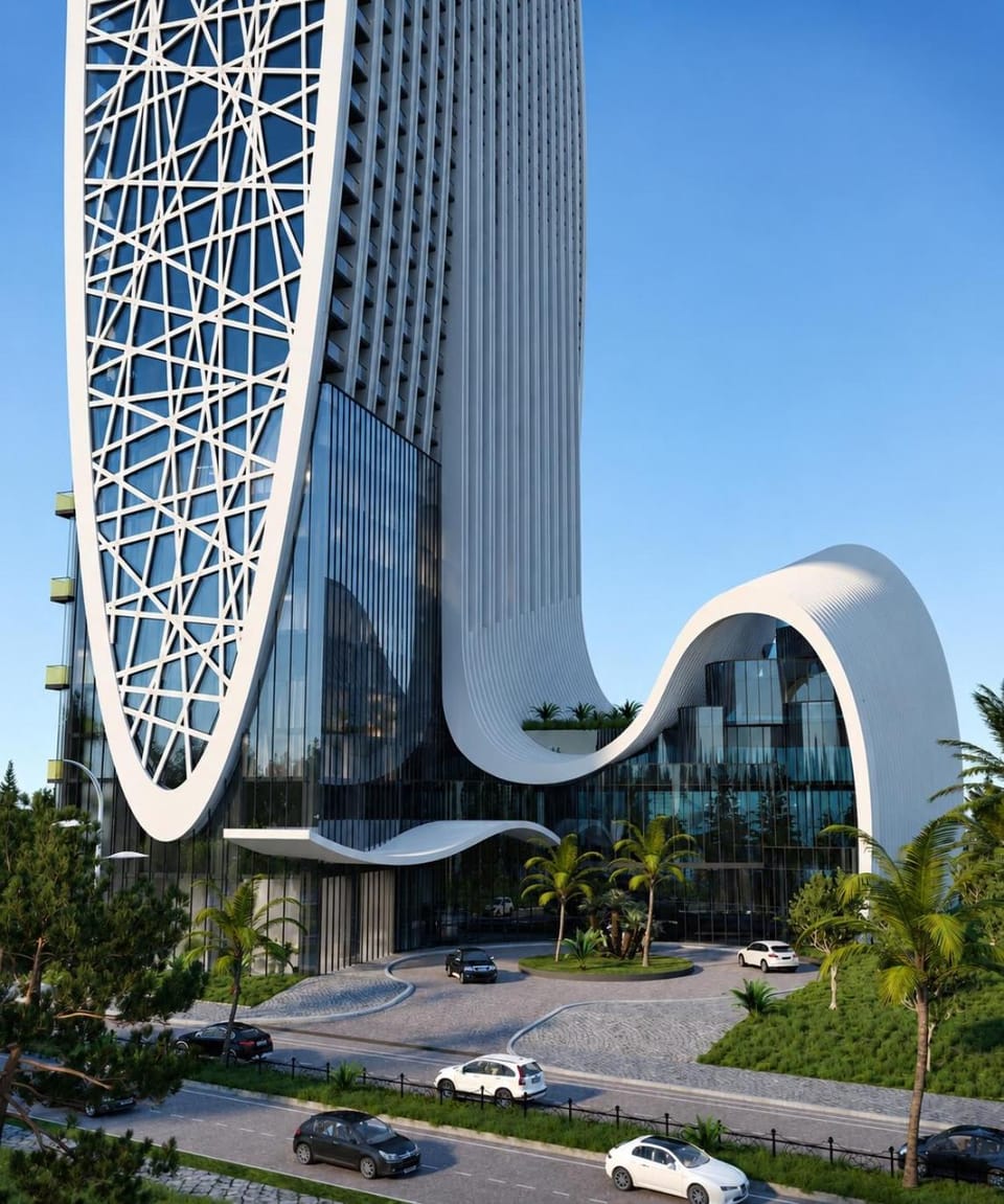 Property building, Day, City view, Location, Parking