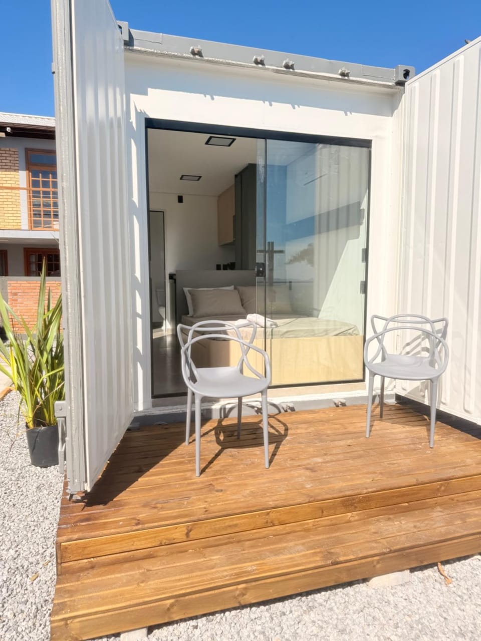 Pé na Areia Palhoça- Casa Azul House in State of Santa Catarina