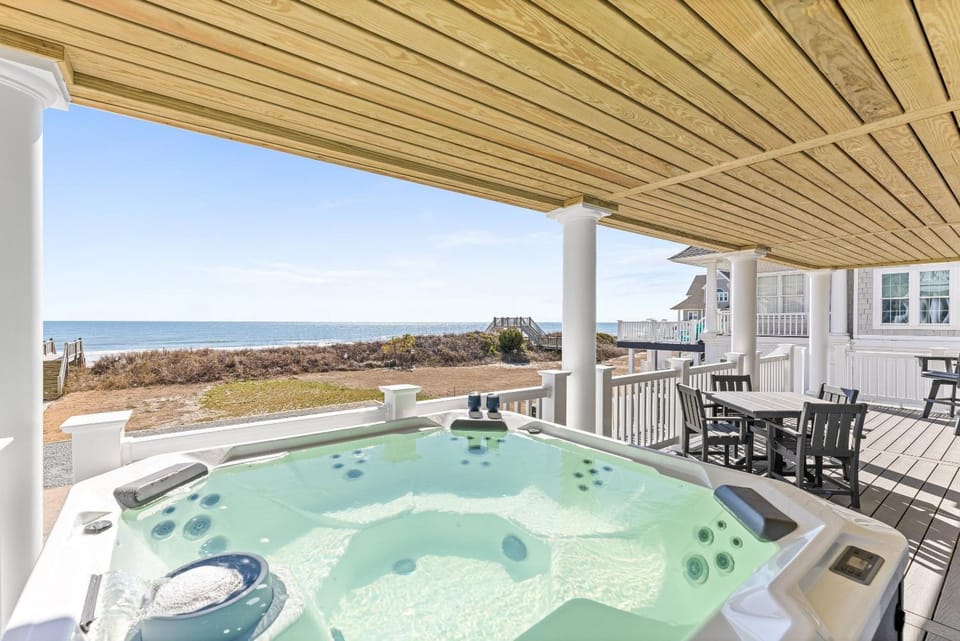 Day, Summer, Hot Tub, Balcony/Terrace, Sea view