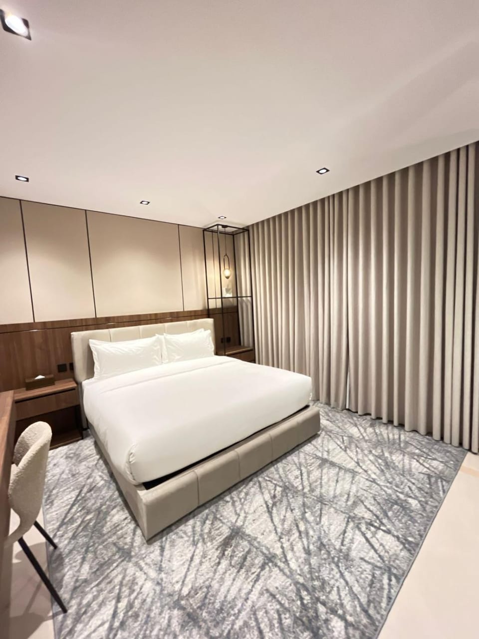 Photo of the whole room, Bedroom
