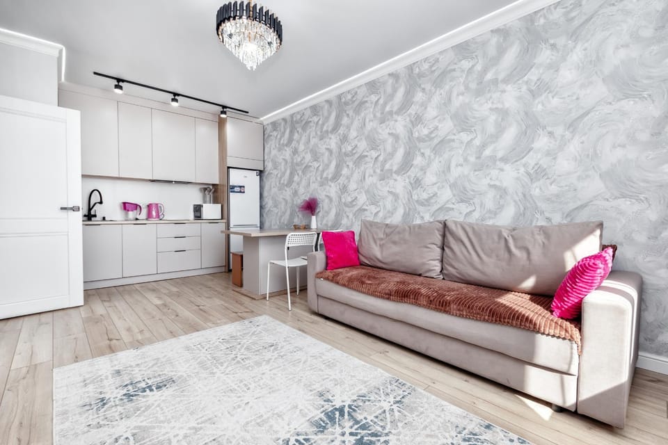 Kitchen or kitchenette, Living room, Seating area, pet friendly