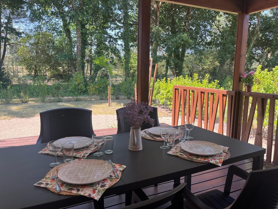 Patio, Lake view