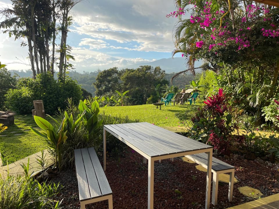 Natural landscape, Garden, Garden view, Mountain view