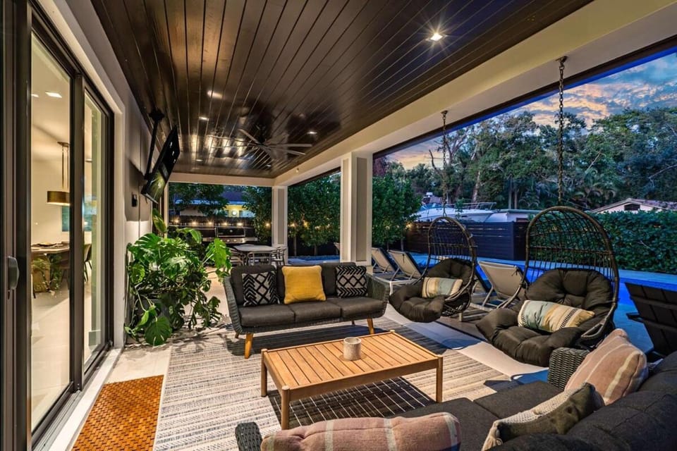 Patio, Living room, Seating area