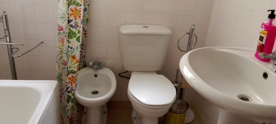 Bathroom, Living room