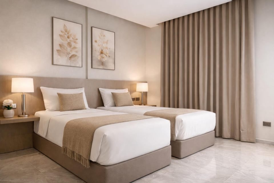 Photo of the whole room, Bedroom