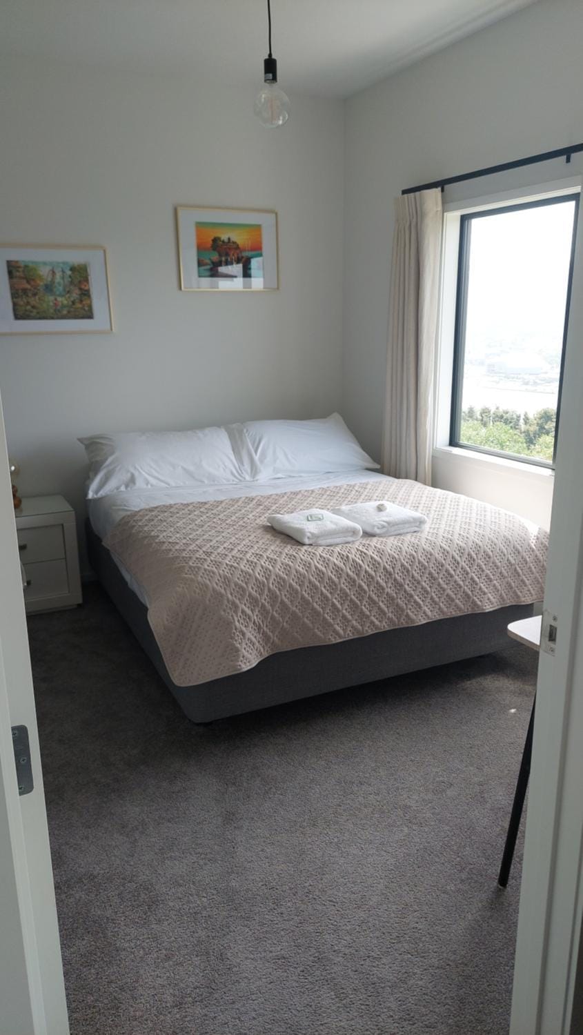 Stunning modern home with amazing harbour views Vacation rental in Dunedin
