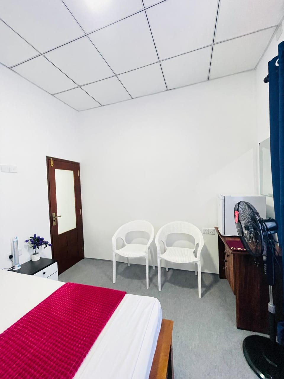 Bed, Bedroom, air conditioner