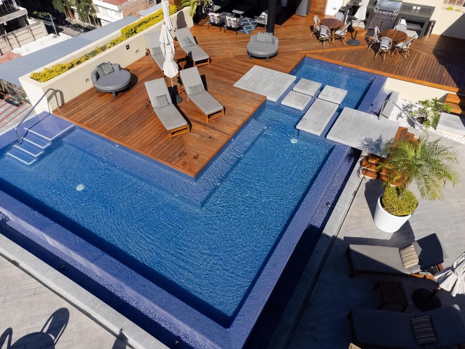 Bird's eye view, Pool view, Swimming pool