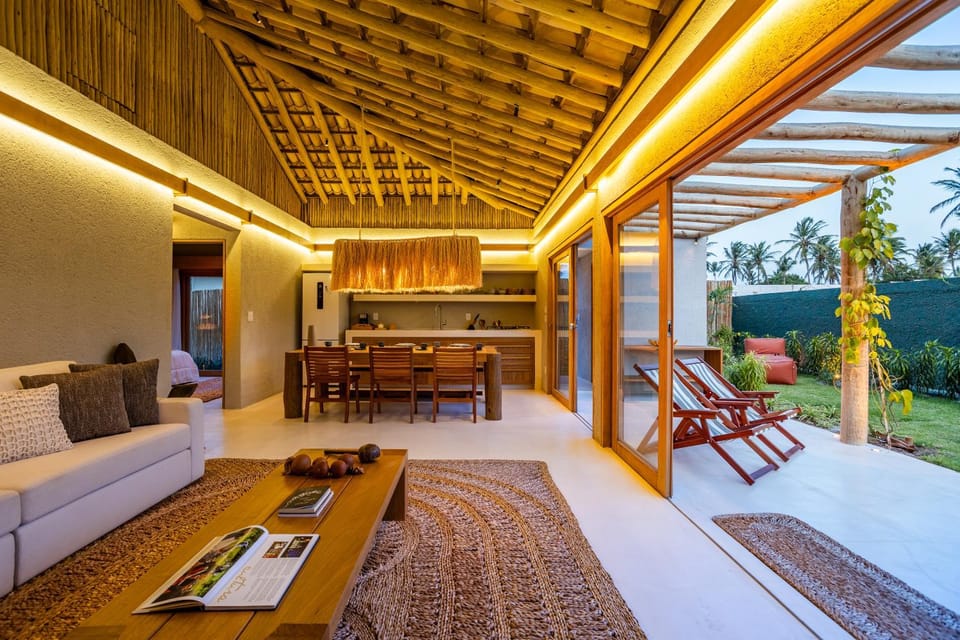Patio, Living room, Dining area