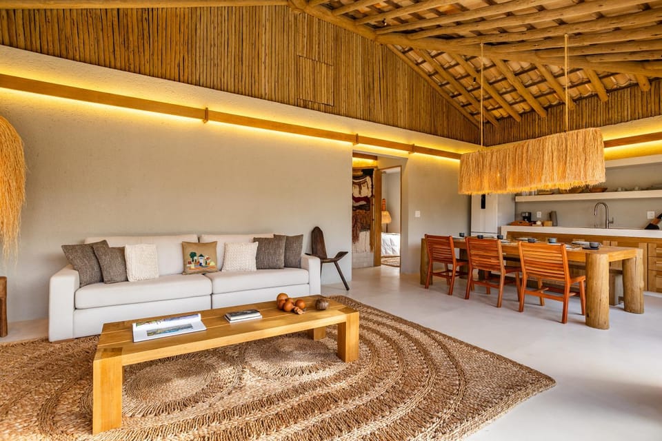 Kitchen or kitchenette, Living room, Dining area