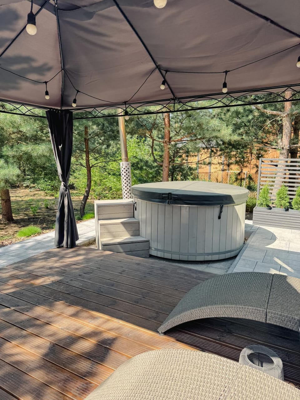 Green Stone Escape Forest House with Jacuzzi & Quad House in Poland