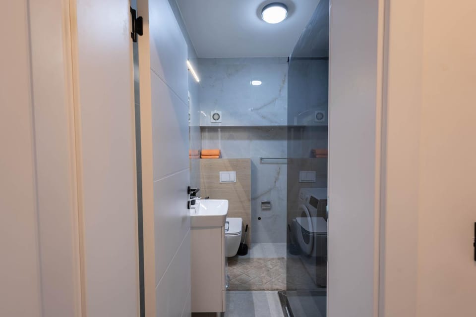 Toilet, Bathroom, towels