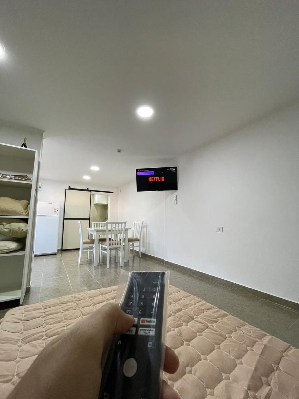 Bed, TV and multimedia