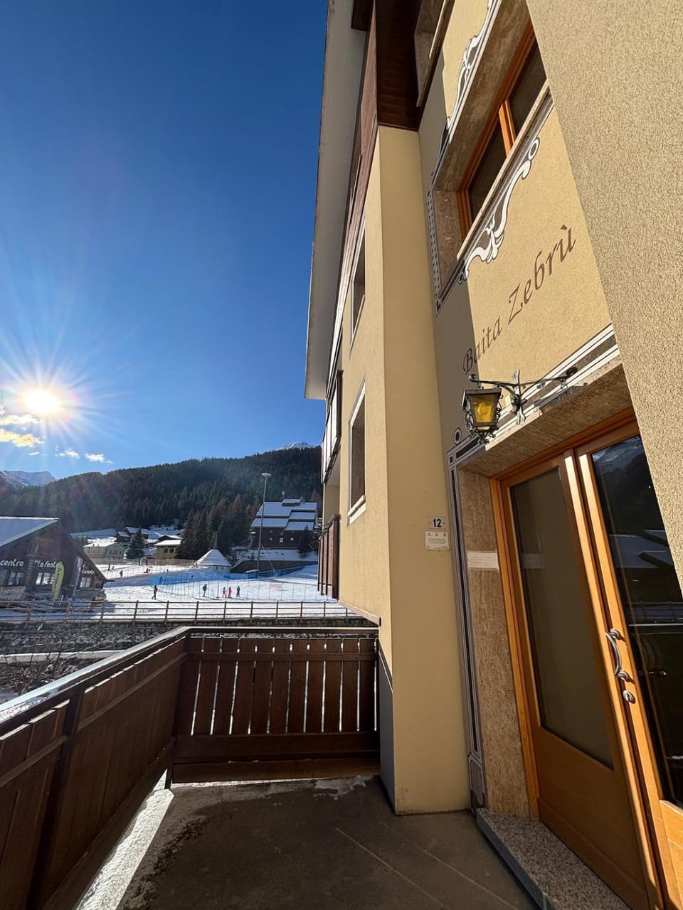 Property building, Winter, View (from property/room), Mountain view