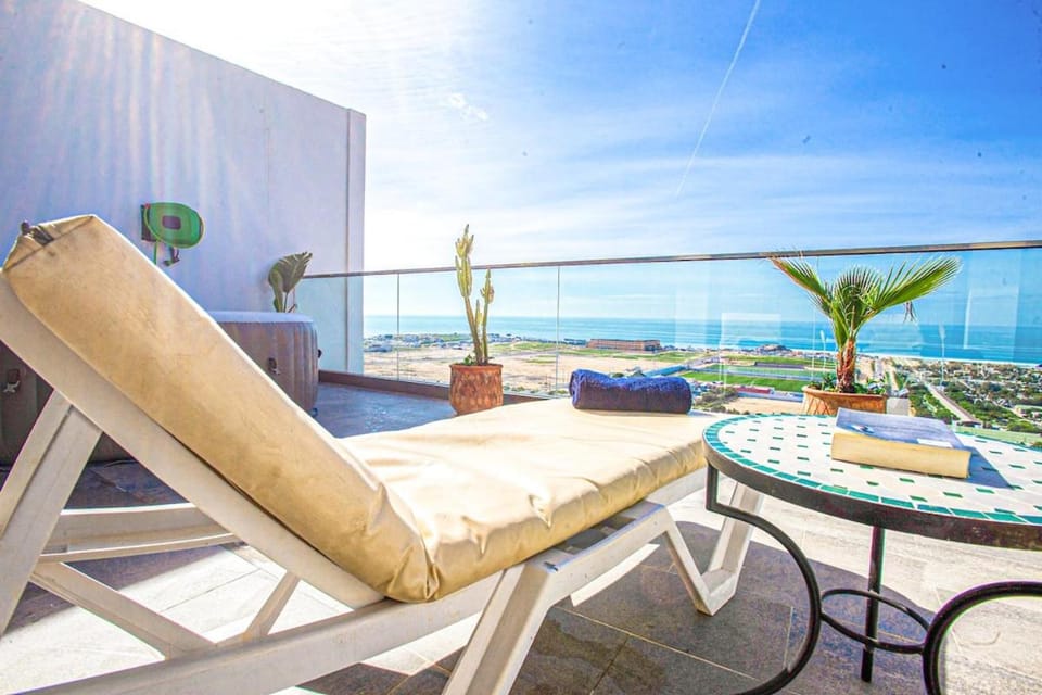 Sea View Apartment with Private Jacuzzi Tamraght Apartment in Souss-Massa