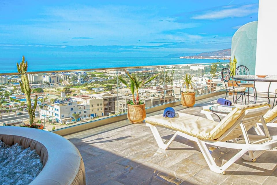 Sea View Apartment with Private Jacuzzi Tamraght Apartment in Souss-Massa