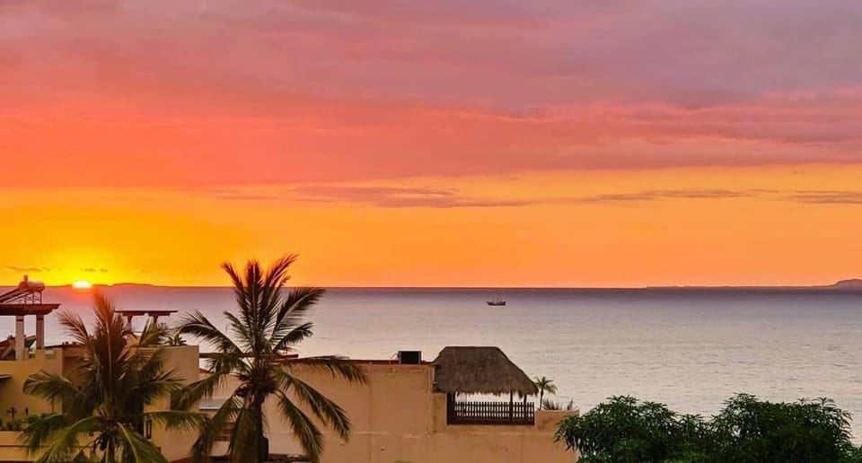 Day, Natural landscape, View (from property/room), Sea view, Sunset