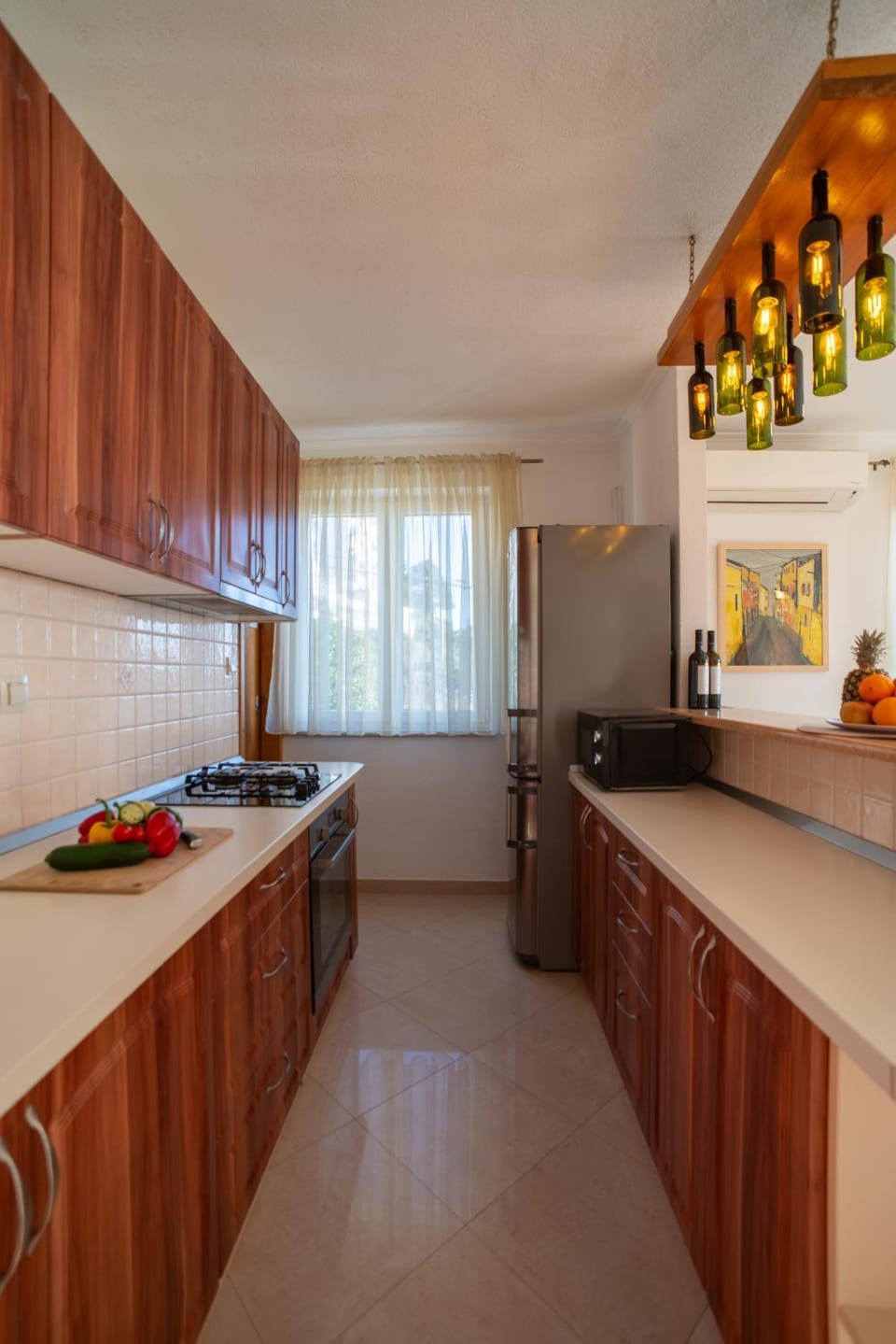 Kitchen or kitchenette, oven, stove