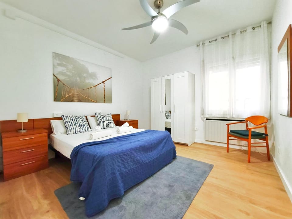 Bed, Bedroom, wardrobe
